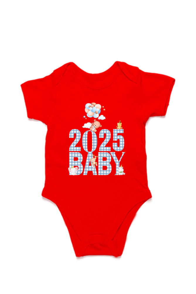 2025 BABY RED ROMPER